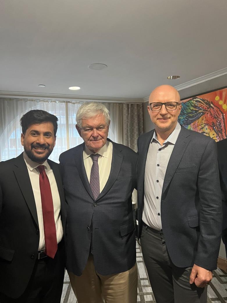 Bývalý předseda Sněmovny reprezentantů Newt Gingrich je velký příznivec longevity